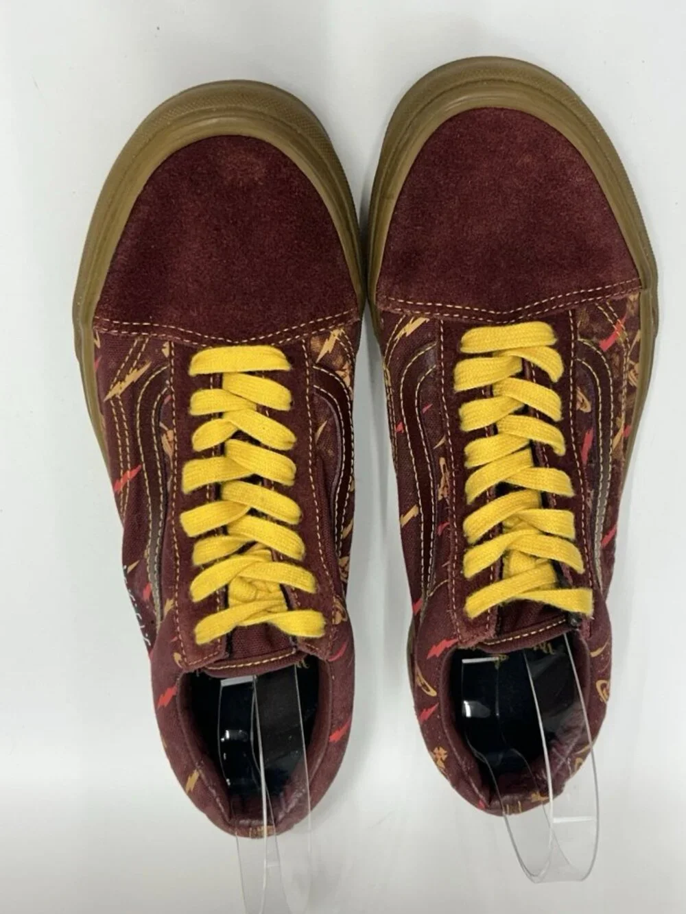 Vans x Vivienne Westwood Anglomania Low Maroon Sneakers Shows M8 W9.5 Y2K Retro